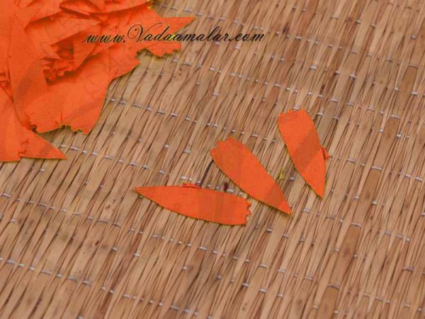 Orange Leaves Tulsi Thulsi Petal Cloth Leaf Decoration Available online - 2000 pieces