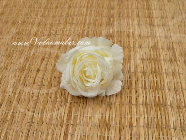 Half White Rose Artificial Heads Flower Roja Buy Now 20 pieces