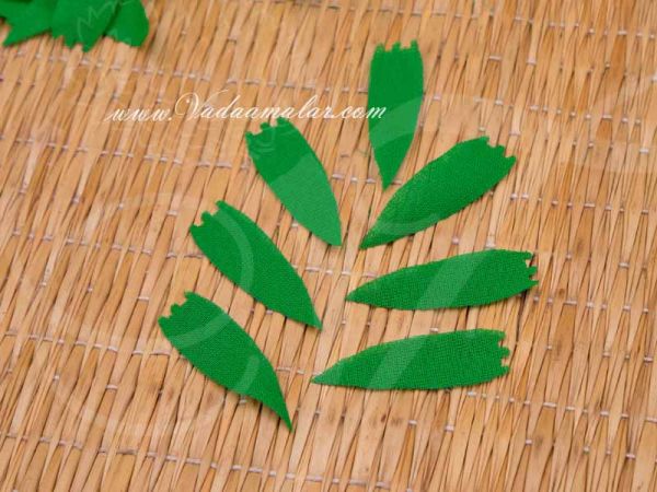 Green Leaves Tulsi Thulsi Petal Cloth Leaf Decoration Available online - 2000 pieces