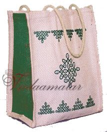 Jute Pouchs Wedding Auspicious India Hindi Return Gifts thamboolam bags pouches