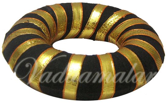 2 pieces Hair Ring for Rakodi Doughnut Rings Barathanatiyam Jewellery  Dances Kuchipudi