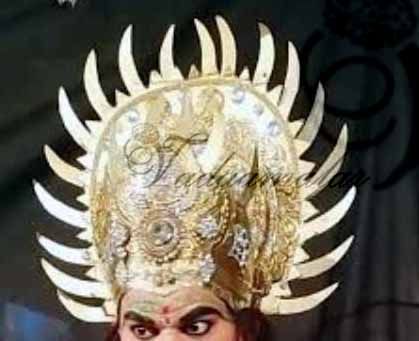 Raja Ravanan King Ravana Crown Kreedam Mukut Gold