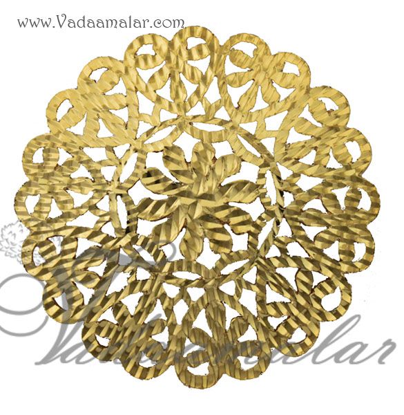 Billai Braid gold color Hair Ornament Jewelry Bharatanatyam Bridal Set