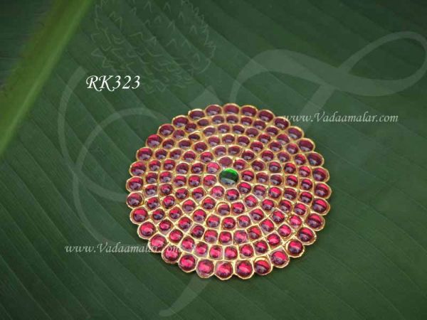 Kemp Rakodi Hair Ornament for Indian Flower Design 