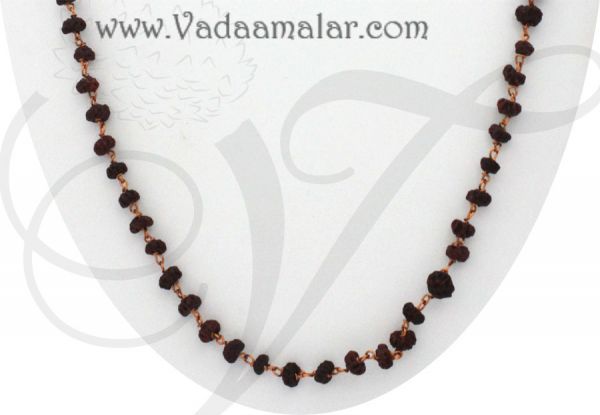 Rudraksha beads design chain mala 