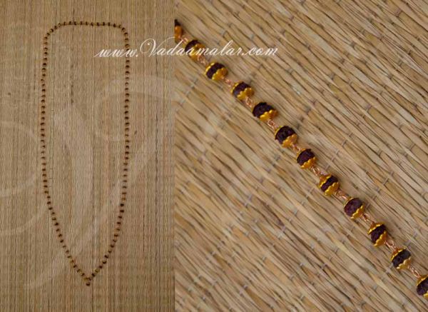 108 Beads Rudraksha Mala with Cap Buy Online Now