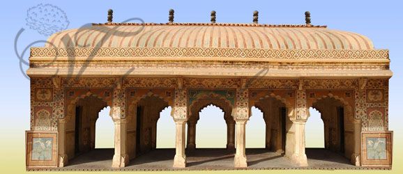 Classical Age old India Temple Pillars Backdrops Banner Print Photo Quality Indian Stage decoration