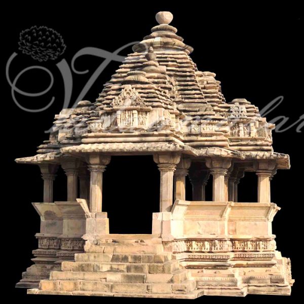 Stone Pillars Banner Print Photo Quality Indian wedding Stage temple decoration