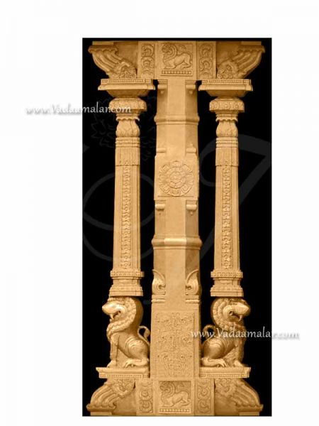 Flex Printer Banner Depicting Temple rock pillars India dance festival Stage decoration Buy Online