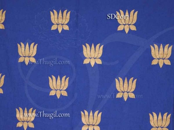 Backdrop in Lotus Design Screen Cloth Indian Style Buy Now- 8 x 4 Feet