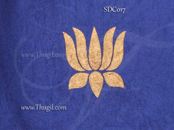 Backdrop in Lotus Design Screen Cloth Indian Style Buy Now- 8 x 4 Feet