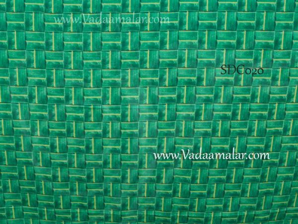 Coconut Leaf Design Screen Green Colour Backdrop in Cloth Buy Now- 8.5 x 5 Feet