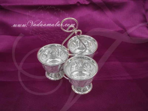 German Silver Chandan Kumkum Wedding Weclome Set Buy Now 5