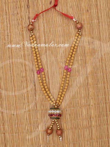 Small Deity Statue Beads Necklace Maala Buy Now 2 pieces