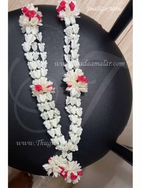 Erukkam poo Plastic Crown Flowers Maala Lord Vinayagar 10 Inches