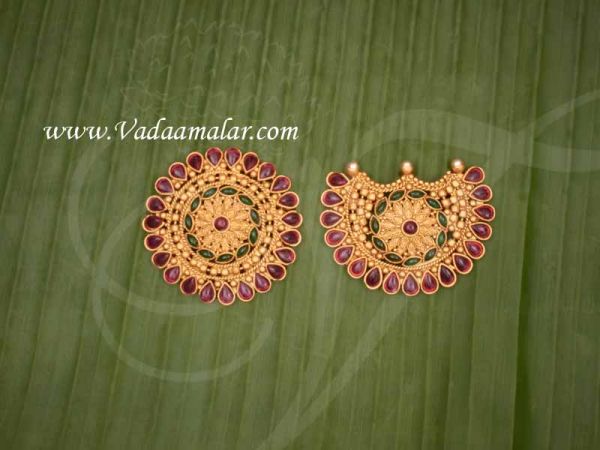 Chandara Sooriyan Antique Design Indian Bridal Accessories Sun and Moon Buy Now 