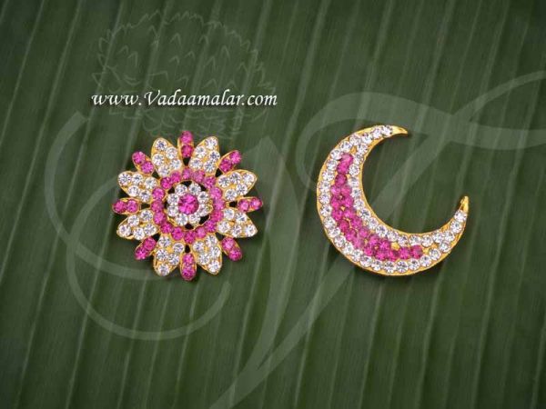 Suriyan Chandran Goddess sun moon jewellery 1 inches
