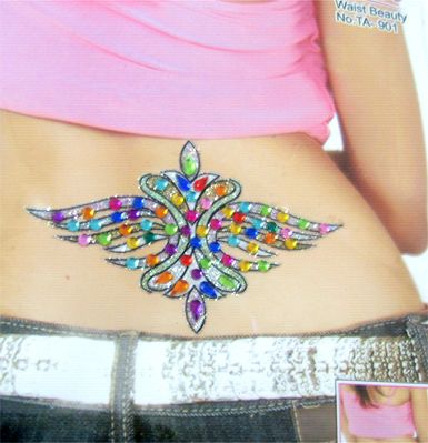 5 Colourful Sticker Tattoo Body Back Tattoos Self Ahesive