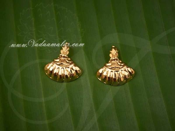 Gold Plated Banana Bunches for ThiruMangalyam Wedding Thali for Bride 2 pieces Buy