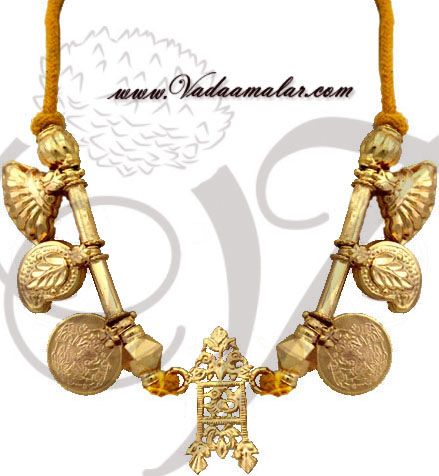 Thiru Mangalyam Deity South Annalakshmi Chettiar Thali Wedding Bride Gold plated Buy Online 