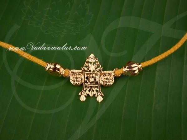 Buy Thali online Annalakshmi Chettiar Thali ThiruMangalyam Mangalsutra Wedding Micro Gold plated 
