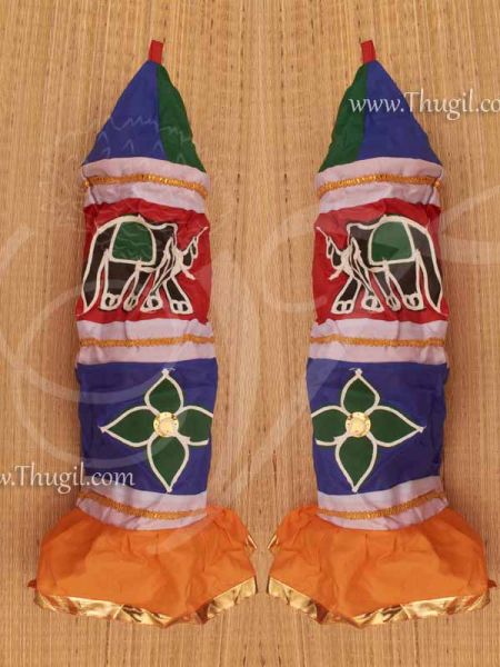 Decorative Thombai Traditional India Stage Temple Car decorations -2 pieces - 2feet