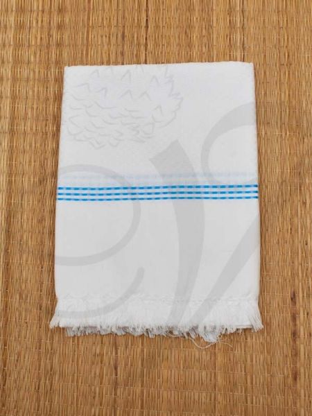 1 Pieces Pure Cotton Bath Towel Traditional Towels Thundu India Buy Now