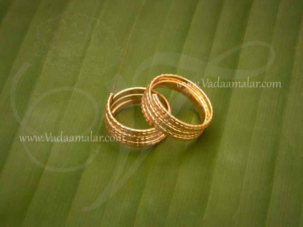 Toe Ring Bichiya Metti Micro Gold Plated Jewellry Buy Now 