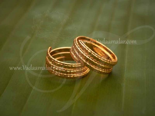 Toe Ring Bichiya Metti Micro Gold Plated Jewellry Buy Now 