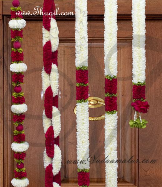 Flowers Artificial Door Hanging Indian Wedding Festival Backdrop Decorations