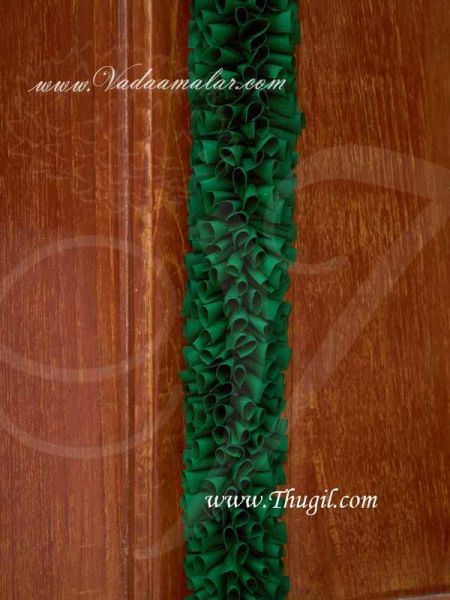 Flower Strand 1 meter Synthetic Green Flower Petals Artificial Stand line for Decorations Flowers String