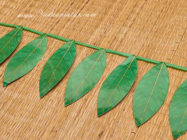 Mango Leaf Maa ilai thoranam 5 meters South Indian Door Decoration Buy now