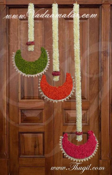 Unique Flowers Designs Indian Wedding Festival Home Decoration Chadbali Moon Mandap Hanging Buy online