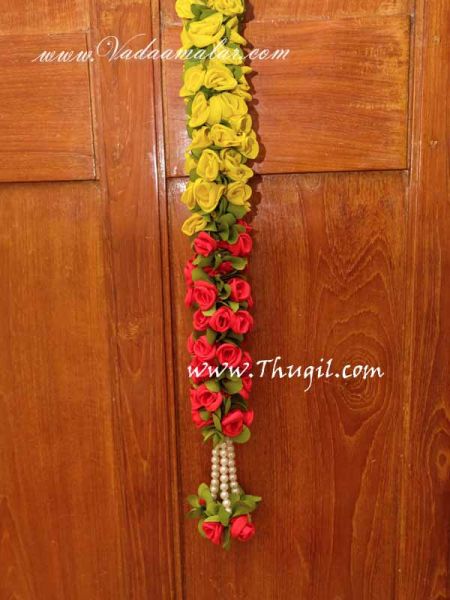 Yellow Rose Flower Toran Door Hanging Decoration Buy Now 1 Meter