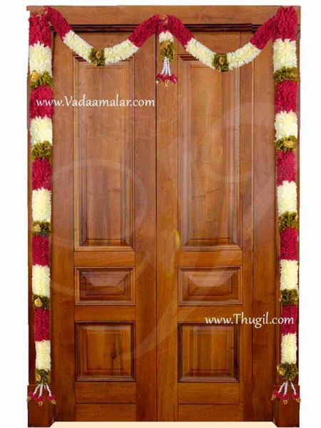 Flowers Door Decorative Garland Synthetic Indian Floral Design Buy now