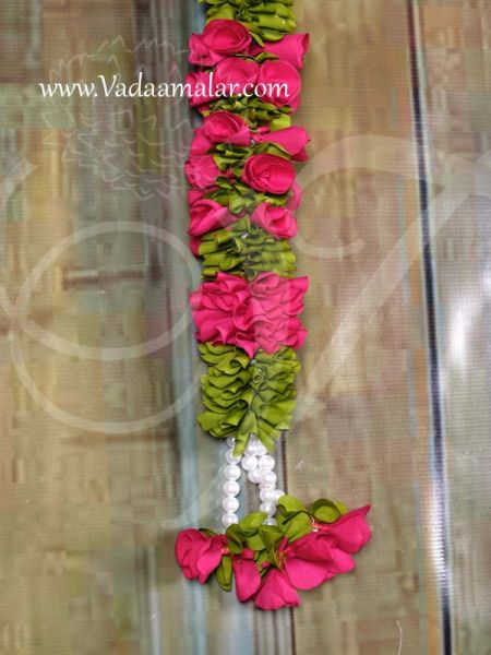 Jasmine Pink Rose Indian Style Decor for Events Weddings Venue Toran Online Available 