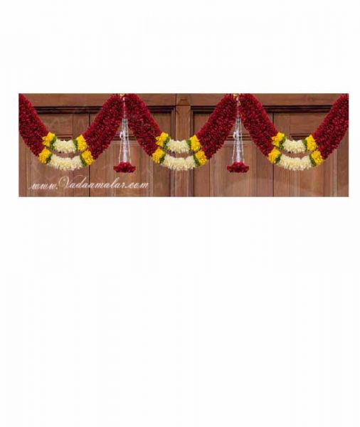 2 step Floral decoration for Arangetram Weddings Venue Toran Buy online