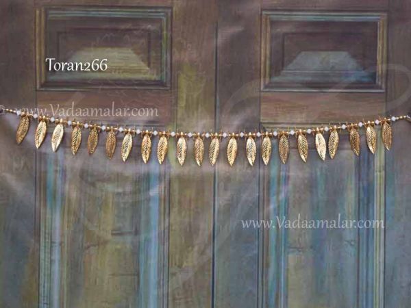 1 meters Mango Leaf Design India Toran Tapestry Doorway Decorative Hanging 