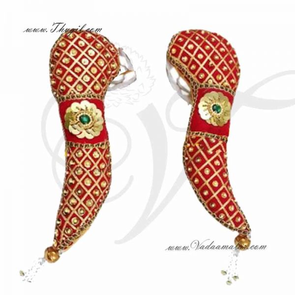 Vagamalai Deity Shoulder Decorations for Pooja Amman bhujalu 18 inches 