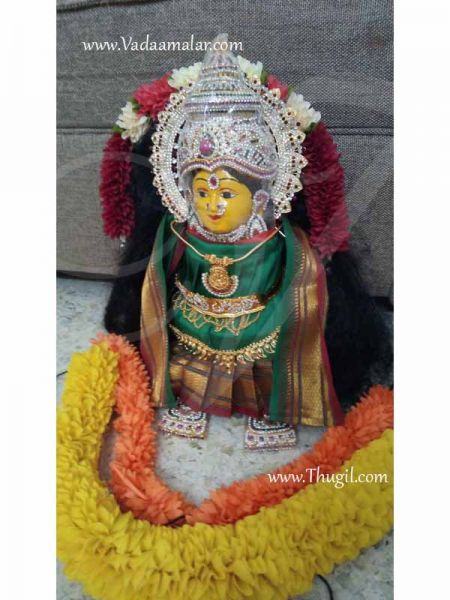 Goddess Lakshmi VaraLaksmi for Pooja Vratam Decorations DYI Kit Now