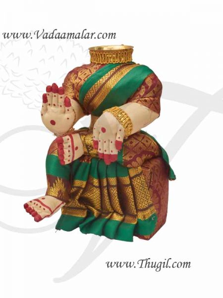 VaraLakshmi Idol Goddess for Pooja Vratam Doll Buy Now 8