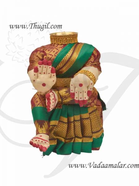 VaraLakshmi Idol Goddess for Pooja Vratam Doll Buy Now 8