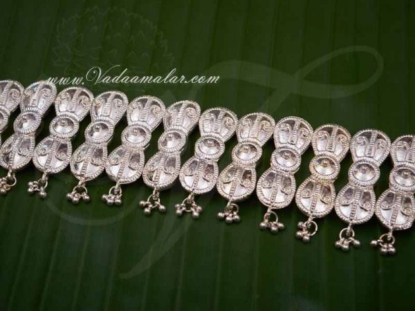 White Metal Waist Belt Jewellery India Odissi Tribal Dance Ornaments Buy 