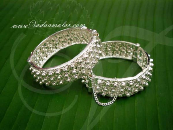 Bangle German Silver Kada Indian Bracelet Buy Now - 2 pieces