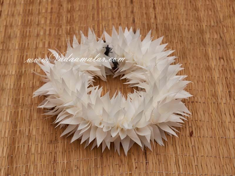 Artificial White Veni Jasmine Flower for hair braid Band Indian Wedding Buy  Now