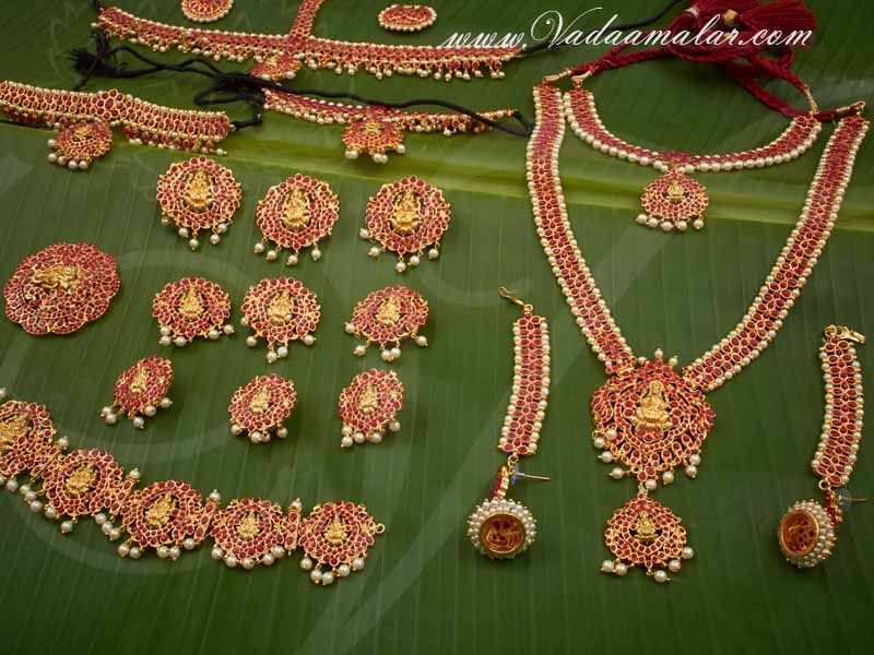 Lakshmi Design Wedding Bridal Jewellery South Indian Barathanatyam Dance  Set Buy Online
