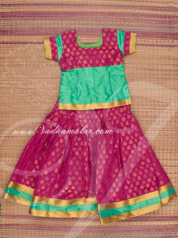 pattu south indian traditional dress for baby girl