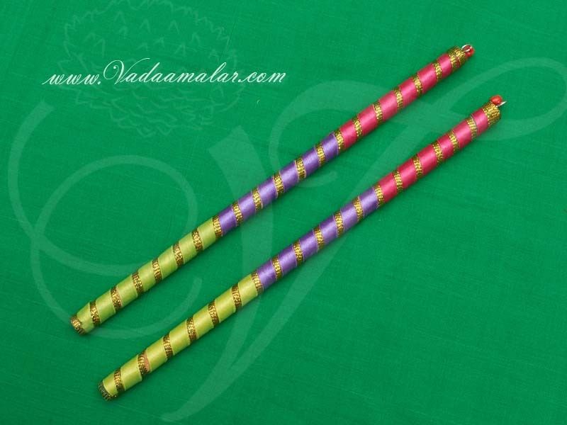 Garba Raas and Navratri Festival Dancing Sticks Dandiya Sticks 2 Pieces 
